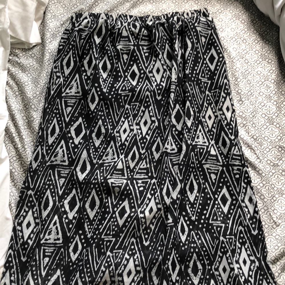 sheer maxi skirt